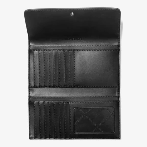Michael Kors Outlet Jet Set Travel Signature Logo Tri-Fold Wallet - Image 3