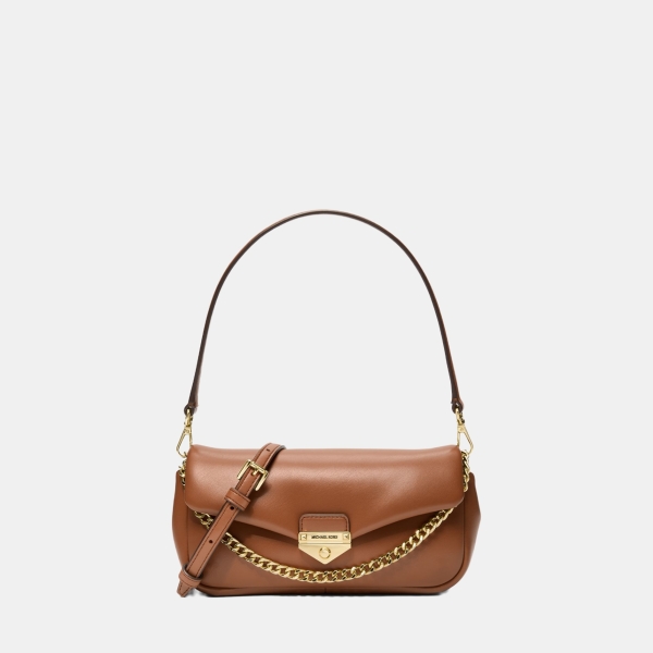 Michael Kors Outlet Soho Small Convertible Shoulder Bag - LUGGAGE