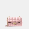 Soho Large Quilted Shoulder Bag - POWDER BLUSH