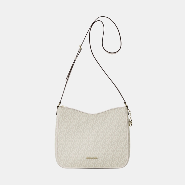 Michael Kors Outlet Nayla Medium Signature Logo Messenger Bag - LT CRM MULTI
