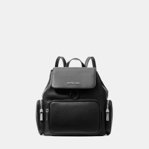 Michael Kors Outlet Merritt Small Pebbled Leather Cargo Backpack