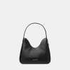 Michael Kors Outlet Nayla Small Pebbled Leather Hobo Shoulder Bag