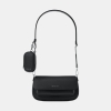 Michael Kors Outlet Jet Set Travel Small Pebbled Leather Crossbody Bag With Pouch - BLACK