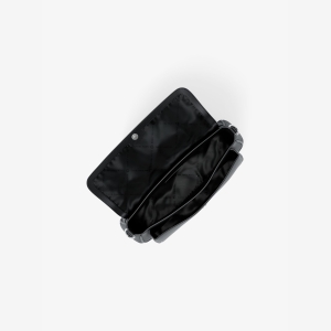 Michael Kors Outlet Jet Set Travel Small Pebbled Leather Crossbody Bag With Pouch - BLACK - Image 3