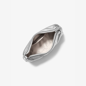 Michael Kors Outlet Jet Set Travel Large Metallic Convertible Crossbody Bag - Image 3