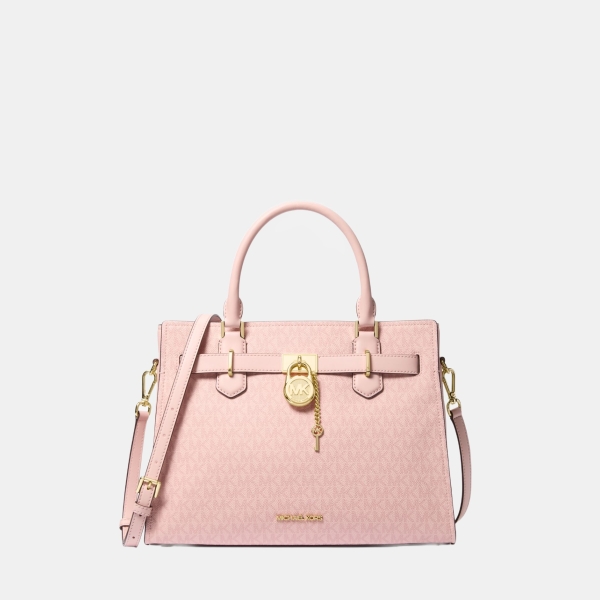 Hamilton Medium Signature Logo Satchel