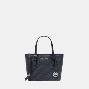 Michael Kors Outlet Jet Set Travel Extra-Small Logo Top-Zip Tote Bag - ADMIRAL