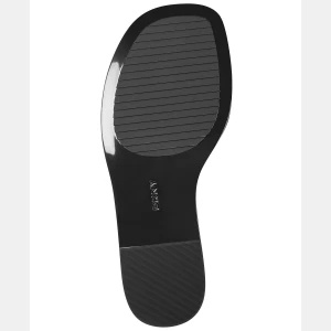 DKNY Women's Columba Slide Flat Sandals - Black Smooth - Image 6
