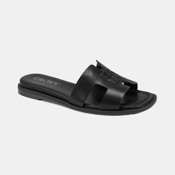 DKNY Women's Columba Slide Flat Sandals - Black