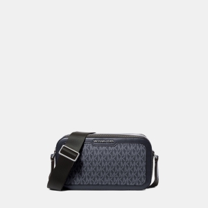 Michael Kors Outlet Cooper Signature Logo Crossbody Bag