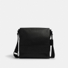 Coach Houston Map Bag In Signature Canvas - Gunmetal/Black
