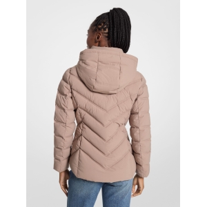 Packable Quilted Puffer Jacket - TAUPE - Image 3