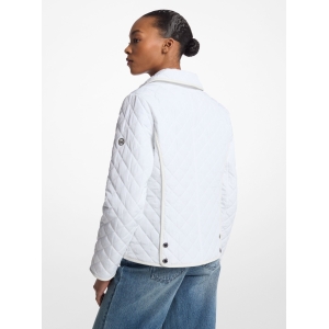 Quilted Jacket - WHITE - Image 3