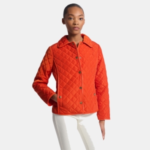Quilted Jacket - RED CLAY