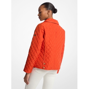 Quilted Jacket - RED CLAY - Image 3