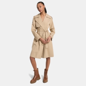 Belted Trench Coat - KHAKI