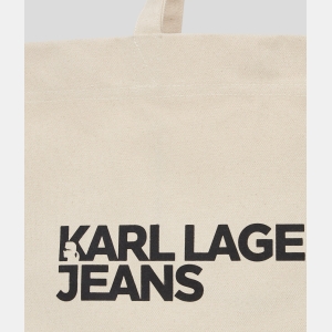 KL Jeans Logo canvas shopper - Image 4