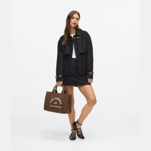 Karl Lagerfeld Rue St-Guillaume medium square tote bag - Image 3