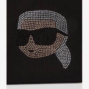Karl Lagerfeld Ikon rhinestone tote bag - Image 4