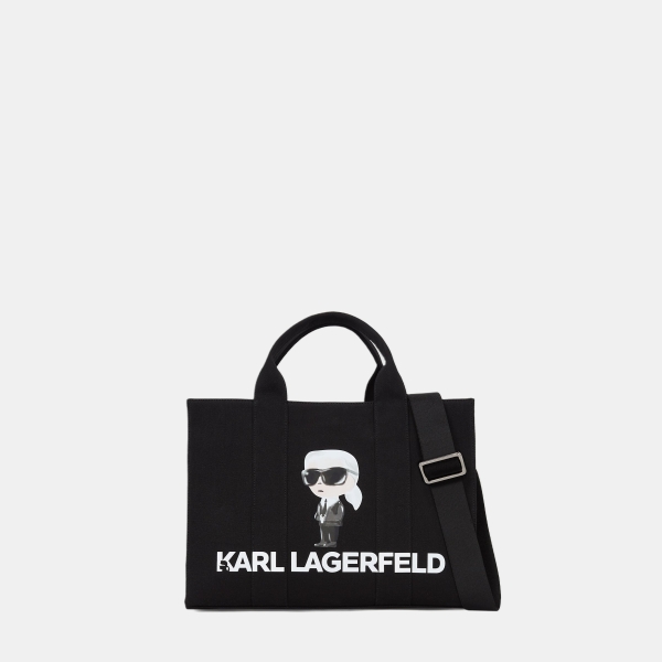 Karl Lagerfeld Ikon Aquarelle canvas tote bag