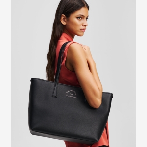 Karl Lagerfeld Rue St-Guillaume metal tote bag - Image 3