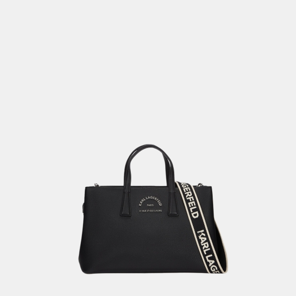 Karl Lagerfeld Rue St-Guillaume metal satchel bag
