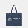 KL Jeans Logo denim shopper