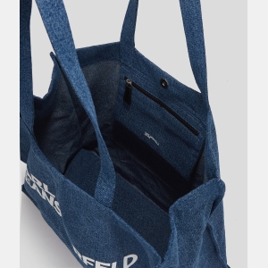 KL Jeans Logo denim shopper - Image 6