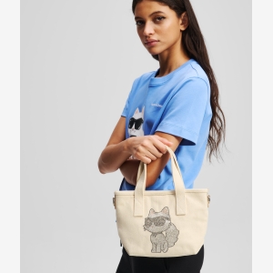 Karl Lagerfeld Ikon Choupette rhinestone small shopper - Image 3