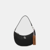 Karl Lagerfeld Ikon pebble moon shoulder bag