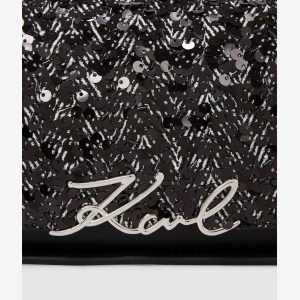 Karl Lagerfeld K/Signature sequin crossbody bag - Image 4