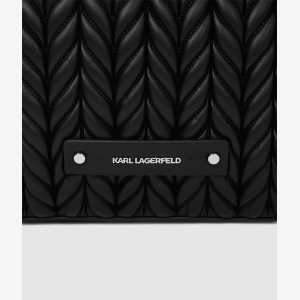 Karl Lagerfeld K/Weave medium shoulder bag - Image 4