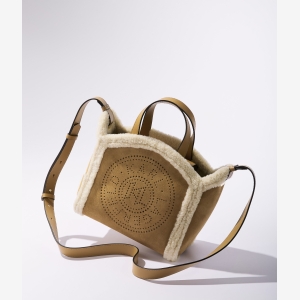 Karl Lagerfeld K/Circle small shearling tote bag - Image 7