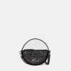 Karl Lagerfeld K/Signature sequin round crossbody bag