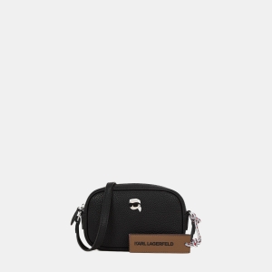 Karl Lagerfeld Ikon pebble camera bag