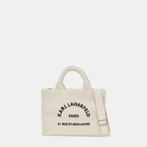 Karl Lagerfeld Rue St-Guillaume faux-shearling tote bag