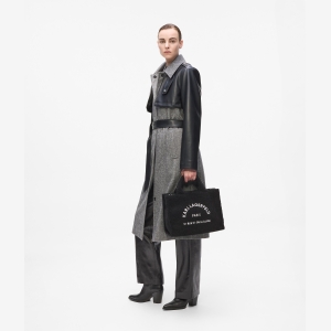 Karl Lagerfeld Rue St-Guillaume faux-shearling tote bag - Image 3