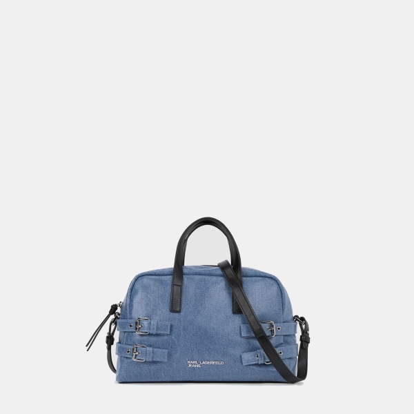 KL Jeans Denim buckle bowling bag