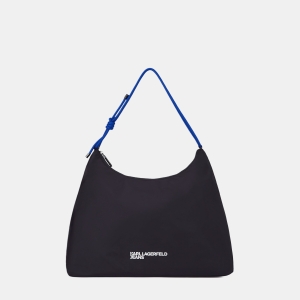 KL Jeans Large cord nylon shoulder bag