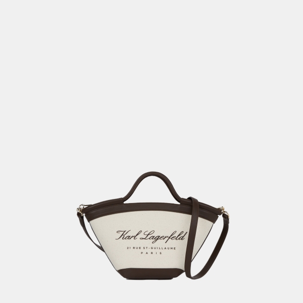 Karl Lagerfeld Hotel Karl small beach tote bag