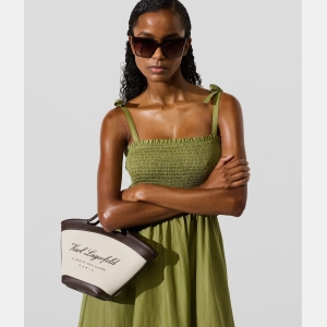 Karl Lagerfeld Hotel Karl small beach tote bag - Image 3
