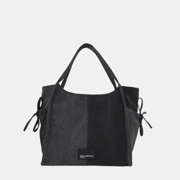 KL Jeans Two-tone denim shopper