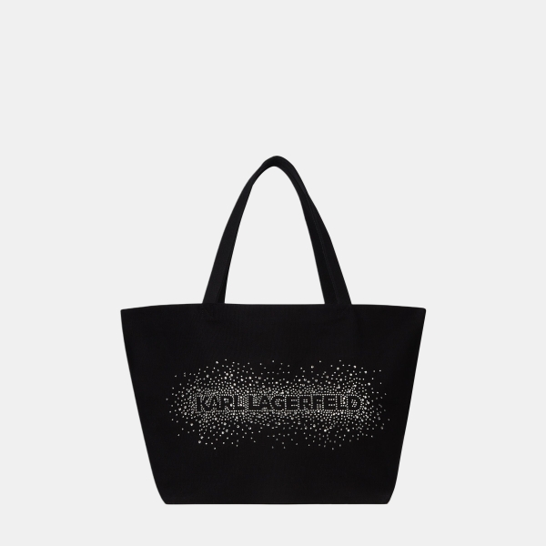 Karl Lagerfeld Logo rhinestone shopper