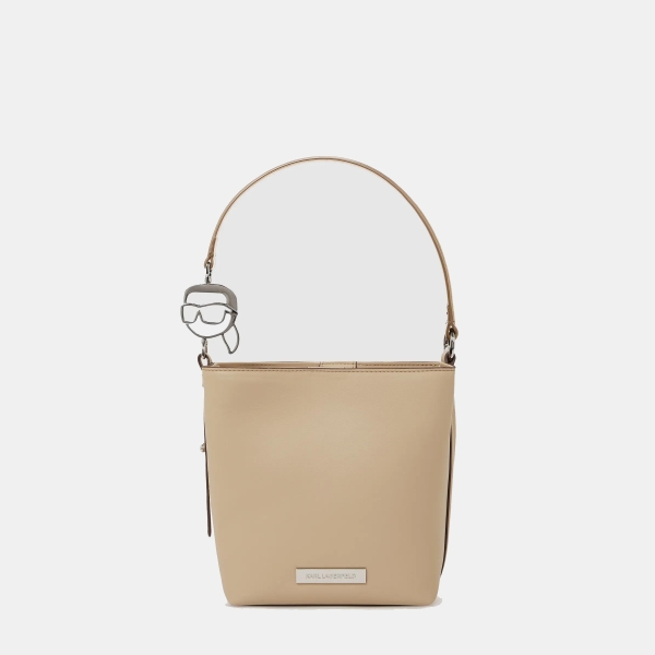 Karl Lagerfeld Ikon smooth bucket bag