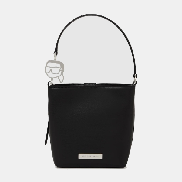 Karl Lagerfeld Ikon smooth bucket bag