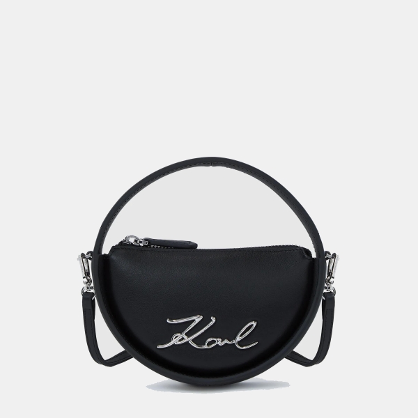 Karl Lagerfeld K/Signature nano round bag