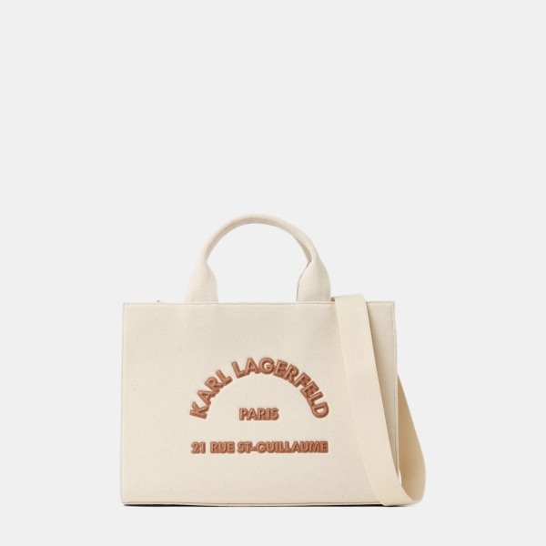 Karl Lagerfeld Rue St-Guillaume square patch medium tote bag
