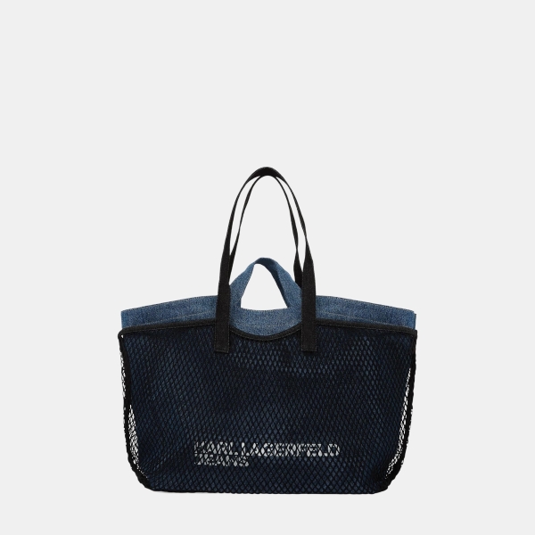 KL Jeans Double mesh denim shopper