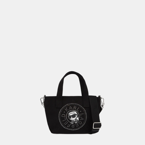 Karl Lagerfeld Ikon Circle rhinestones shopper