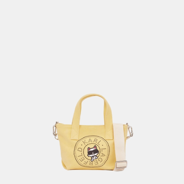 Karl Lagerfeld Ikon Circle Choupette rhinestones shopper